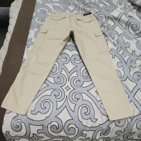 SOLD!! NWT Polo Ralph Lauren Mens Cargo Pants 32x32 Khaki 7 Pocket w/ drawstring - Picture 8 of 9